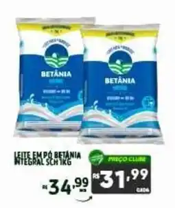 Rede Parceria Leite em pó betânia integral sch 1kg oferta