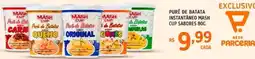 Rede Parceria purê de batata instantâneo mash cup sabores oferta