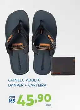 Bergamais Supermercados Chinelo adulto danper + carteira oferta