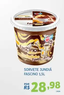 Bergamais Supermercados Sorvete jundiá fascino 1,5l oferta