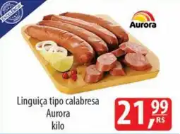Nevada Supermercados Linguiça tipo calabresa aurora oferta