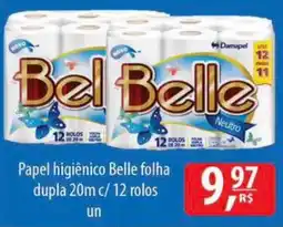 Nevada Supermercados Papel higiênico belle folha dupla oferta