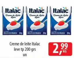 Nevada Supermercados Creme de leite Italac leve oferta
