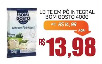 Leite em pó integral bom gosto