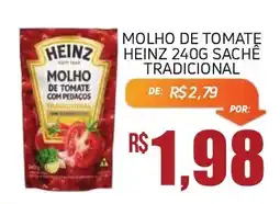 Economart Atacadista molho de tomate heinz tradicional oferta
