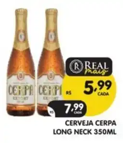Supermercados Real Cerveja cerpa long neck oferta