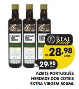 Supermercados Real Azeite português herdade dos coteis extra virgem oferta
