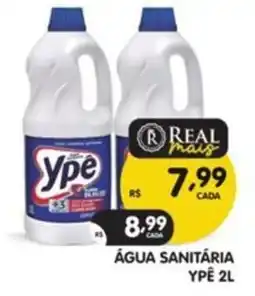 Supermercados Real água sanitária ype oferta
