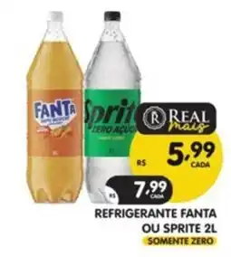 Supermercados Real Refrigerante fanta ou sprite 2l oferta