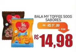 Economart Atacadista bala my toffee sabores oferta