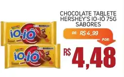 Economart Atacadista Chocolate tablete hershey's io-io 75g sabores oferta
