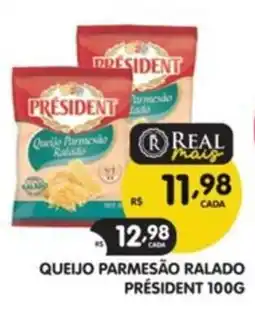 Supermercados Real Queijo parmesão ralado präsident oferta