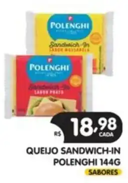 Supermercados Real queijo sandwich-in polenghi oferta