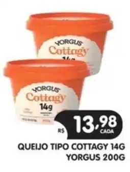 Supermercados Real Queijo tipo cottagy 14g oferta