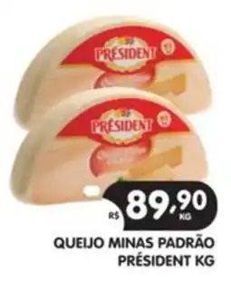 Supermercados Real Queijo minas padrão presidente kg oferta