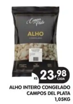 Supermercados Real Alho inteiro congelado oferta
