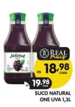 Supermercados Real sucu natural one uva oferta