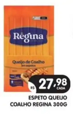 Supermercados Real Espeto queijo coalho oferta