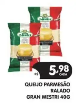 Supermercados Real Queijo parmesão ralado gran mestri oferta