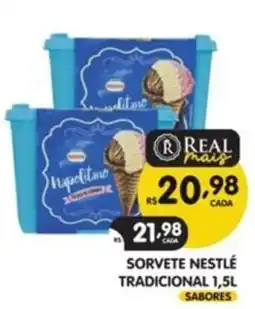 Supermercados Real Sorvete nestlé tradicional oferta