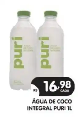 Supermercados Real Água de coco integral puri oferta