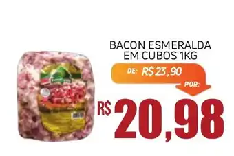Economart Atacadista Bacon esmeralda em cubos oferta