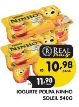 Supermercados Real Iogurte polpa ninho soleil oferta