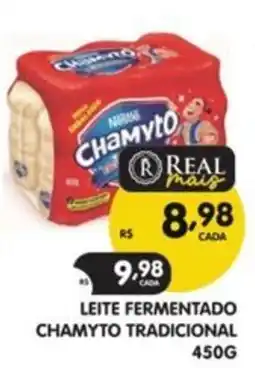 Supermercados Real Leite fermentado chamyto tradicional oferta