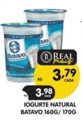 Supermercados Real Iogurte natural batavo oferta