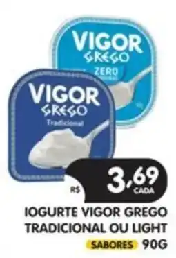 Supermercados Real Iogurte vigor grego tradicional ou light oferta