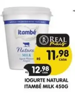 Supermercados Real Iogurte natural itambé milk oferta