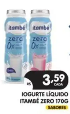 Supermercados Real Iogurte líquido itambé zero oferta
