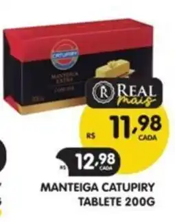 Supermercados Real Manteiga catupiry oferta