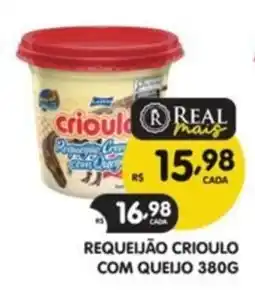 Supermercados Real Requeijão crioulo com queijo oferta