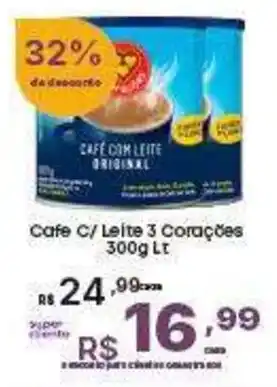 Cafe C/ Leite 3 Corações
