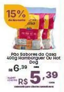 Super Lagoa Pão Sabores da Casa oferta