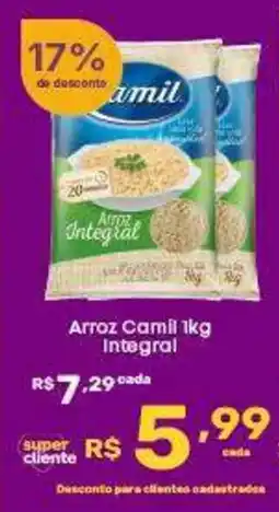 Super Lagoa Arroz Camil integral oferta
