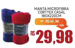 Economart Atacadista Manta microfibra corttex casal oferta