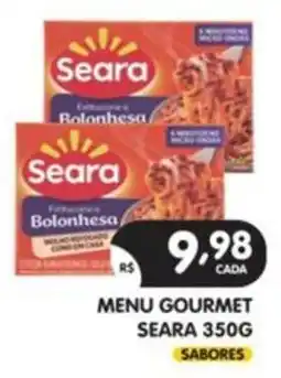 Supermercados Real Menu gourmet seara 350g oferta