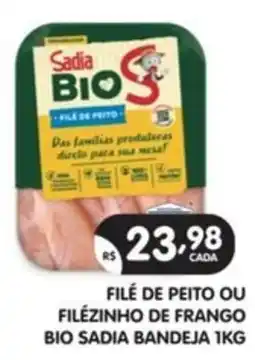 Supermercados Real filé de peito ou filézinho de frango bio oferta