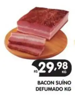 Supermercados Real Bacon suíno defumado kg oferta