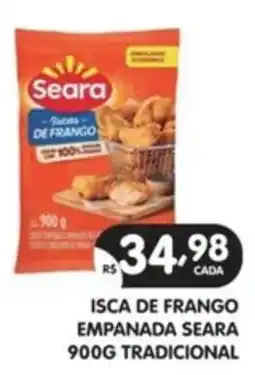 Supermercados Real Isca de frango empanada seara oferta