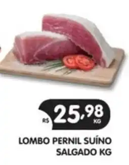 Supermercados Real Lombo pernil suíno salgado oferta