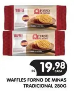 Supermercados Real Waffles forno de minas tradicional oferta