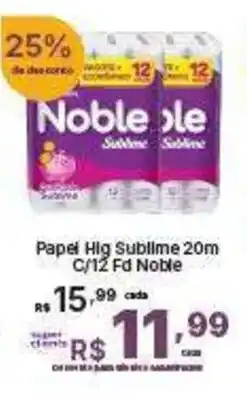 Super Lagoa Papel Hig Sublime 20m oferta