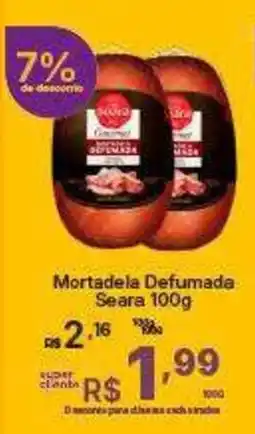 Super Lagoa Mortadela Defumada Seara oferta