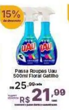 Super Lagoa Passa Roupas Uau Floral Gatilho oferta