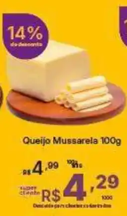Super Lagoa Queijo Mussarela oferta