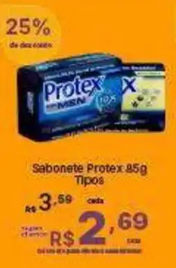 Super Lagoa Sabonete protex 85g tipos oferta