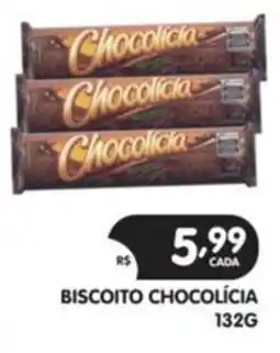 Supermercados Real Biscoito chocolícia oferta